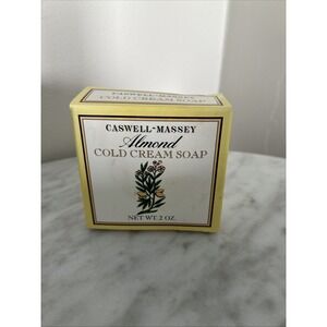 Vintage Caswell-Massey Almond Cold Cream Soap 2 Oz